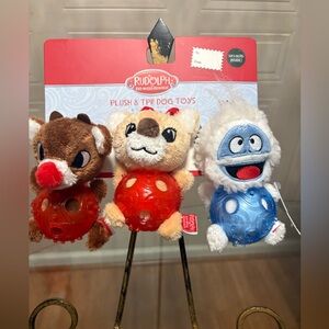 Rudolph The Red Nosed Reindeer & Clarice Plush Toy Dan-Dee Interactive Ball Body